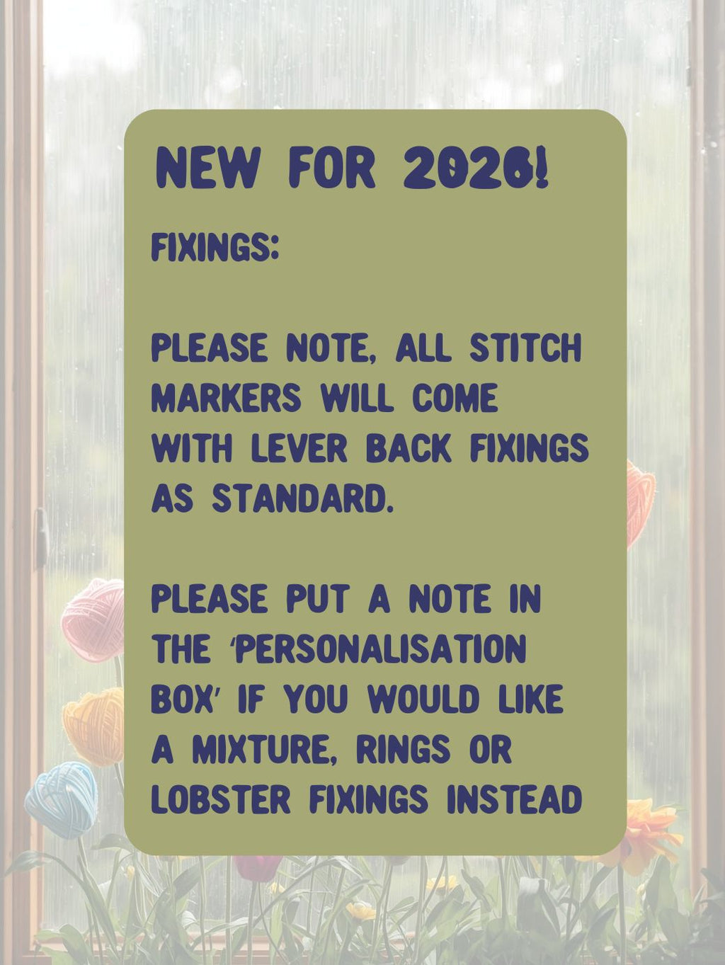 Pre-Order Limited Edition April Showers April 2026 Stitch Marker Club - Crochet and Knitting Gift Box - Stitch Stoppers - Spring