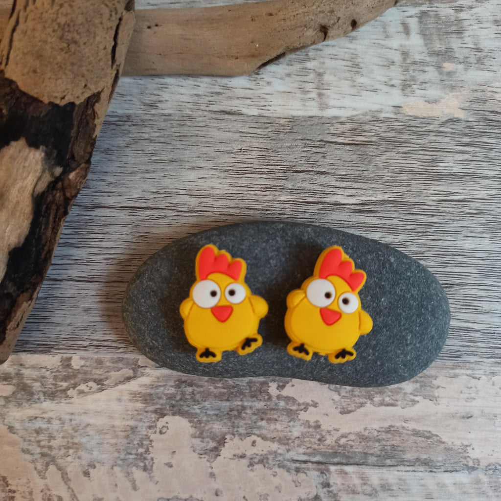 Two Yellow Chooks Hen Stitch Stoppers