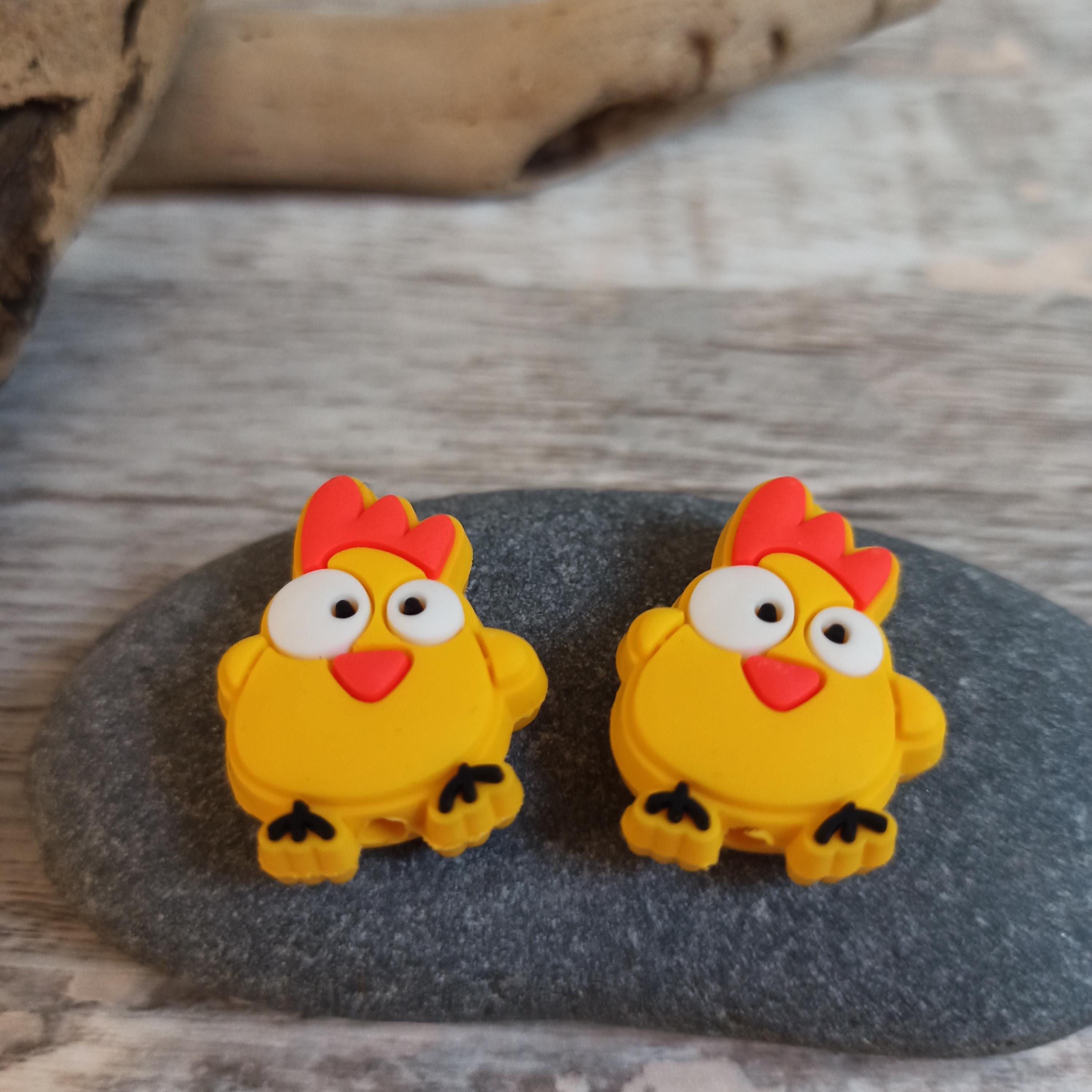 Two Yellow Chooks Hen Stitch Stoppers