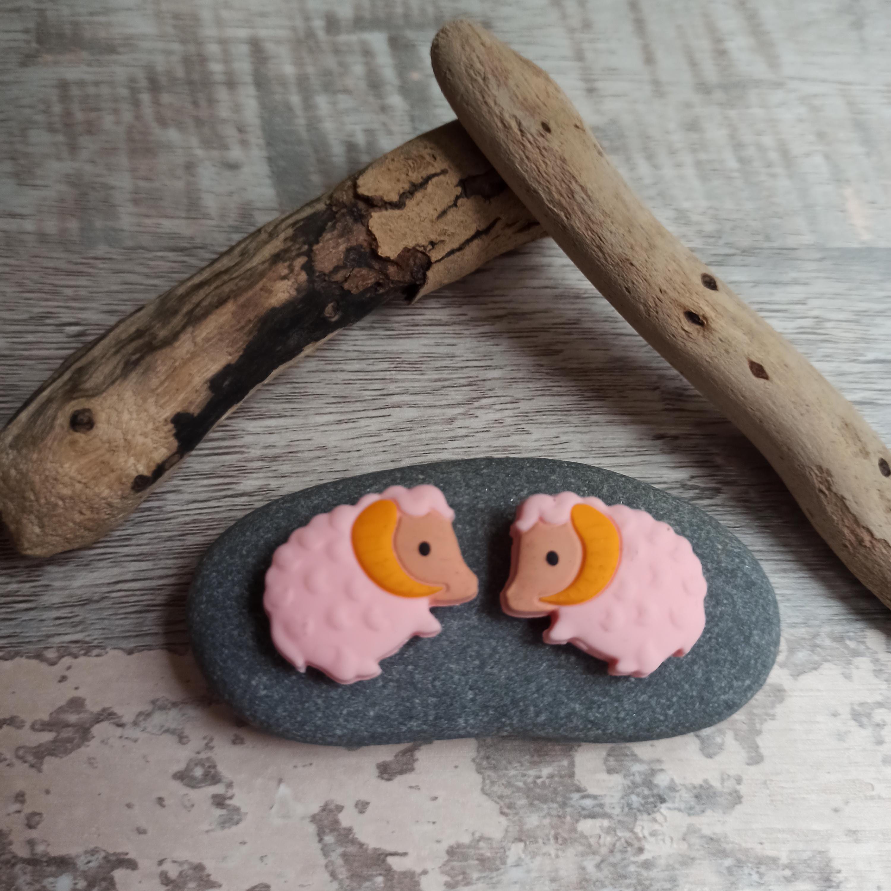 Two Little Mohair Goat Stitch Stoppers