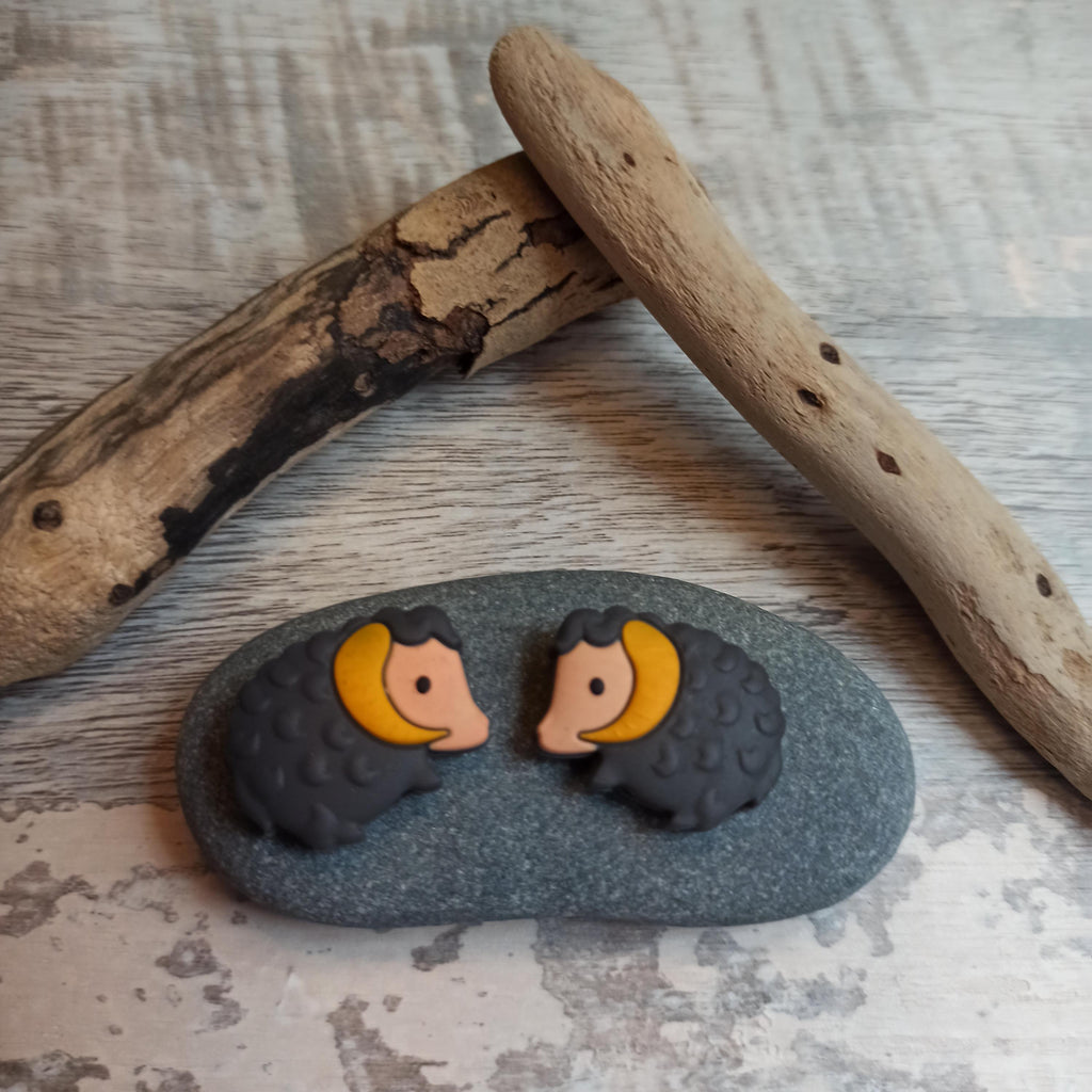 Two Little Mohair Goat Stitch Stoppers
