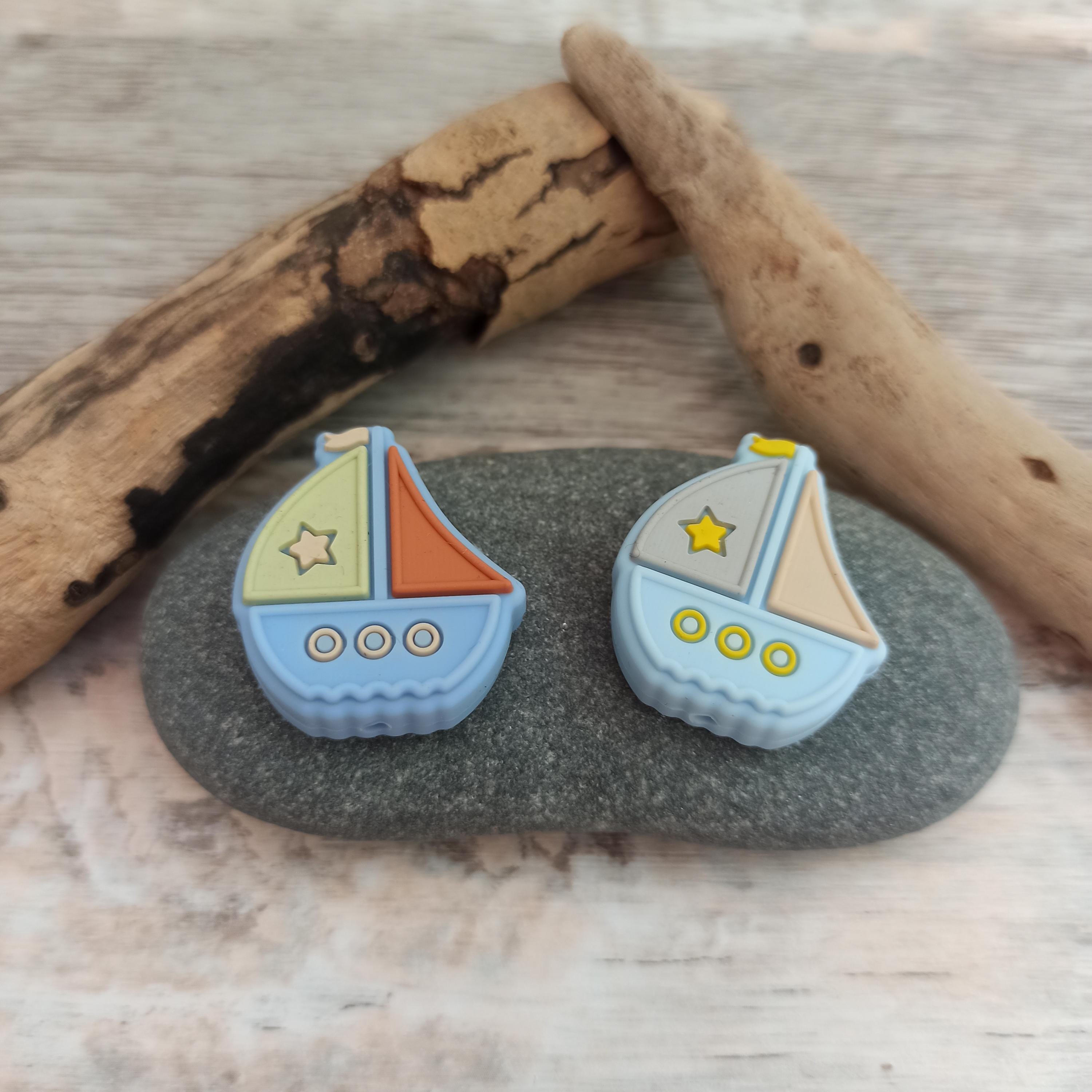 Two Little Sailing Boat Stitch Stoppers
