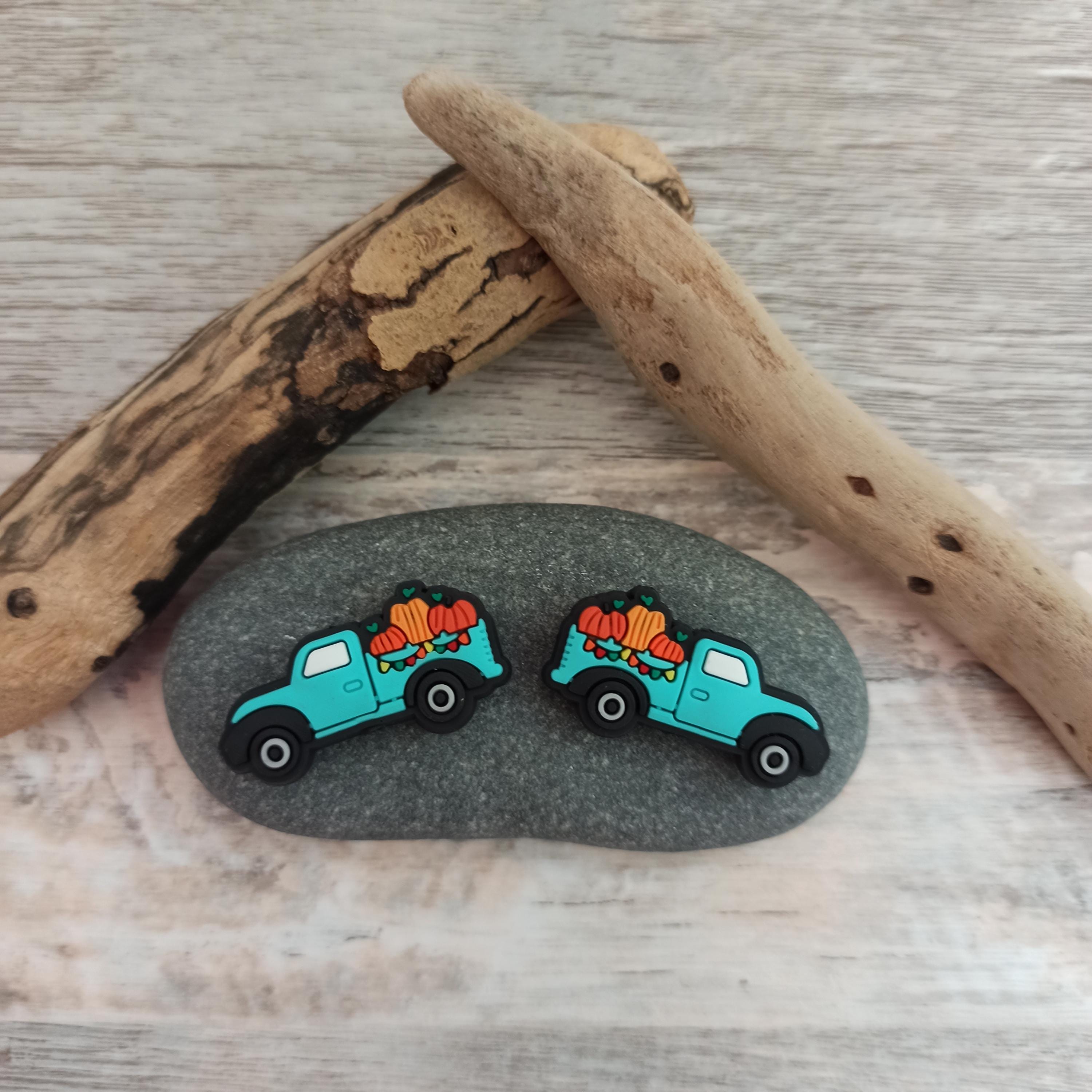Autumn Pumpkin Truck Stitch Stoppers