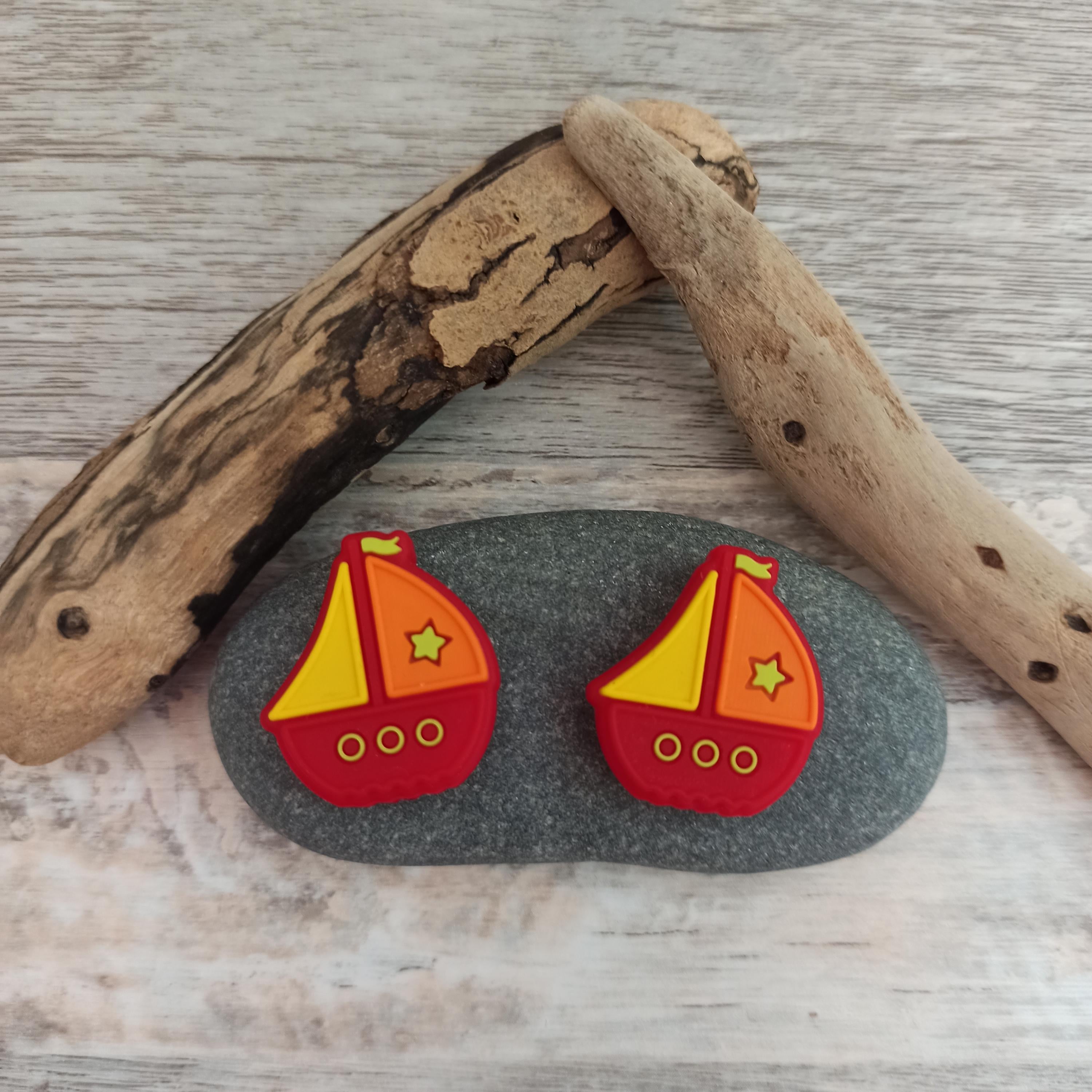 Two Little Sailing Boat Stitch Stoppers