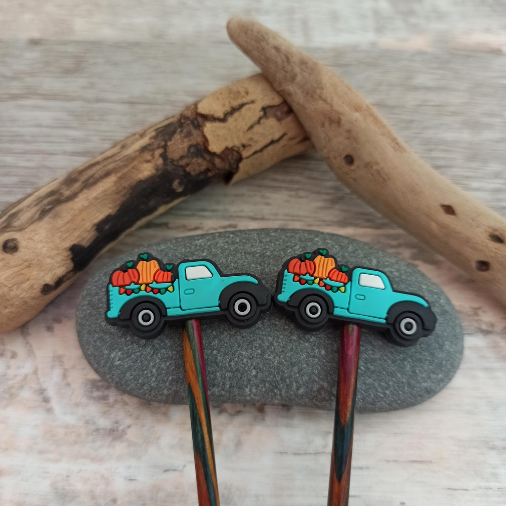 Autumn Pumpkin Truck Stitch Stoppers