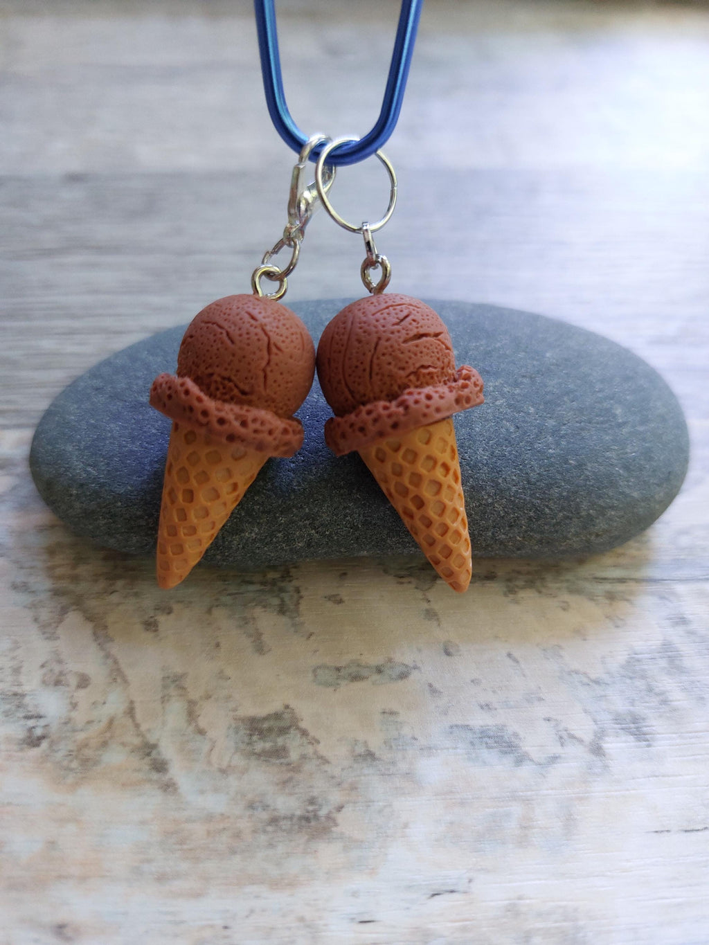 Summer Chocolate Ice Cream Stitch Marker