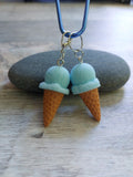 Summer Mint Ice Cream Stitch Marker | Knitting & Crochet Progress Keeper | Cute Beachy Ocean Charm | Yarn Lover Gift