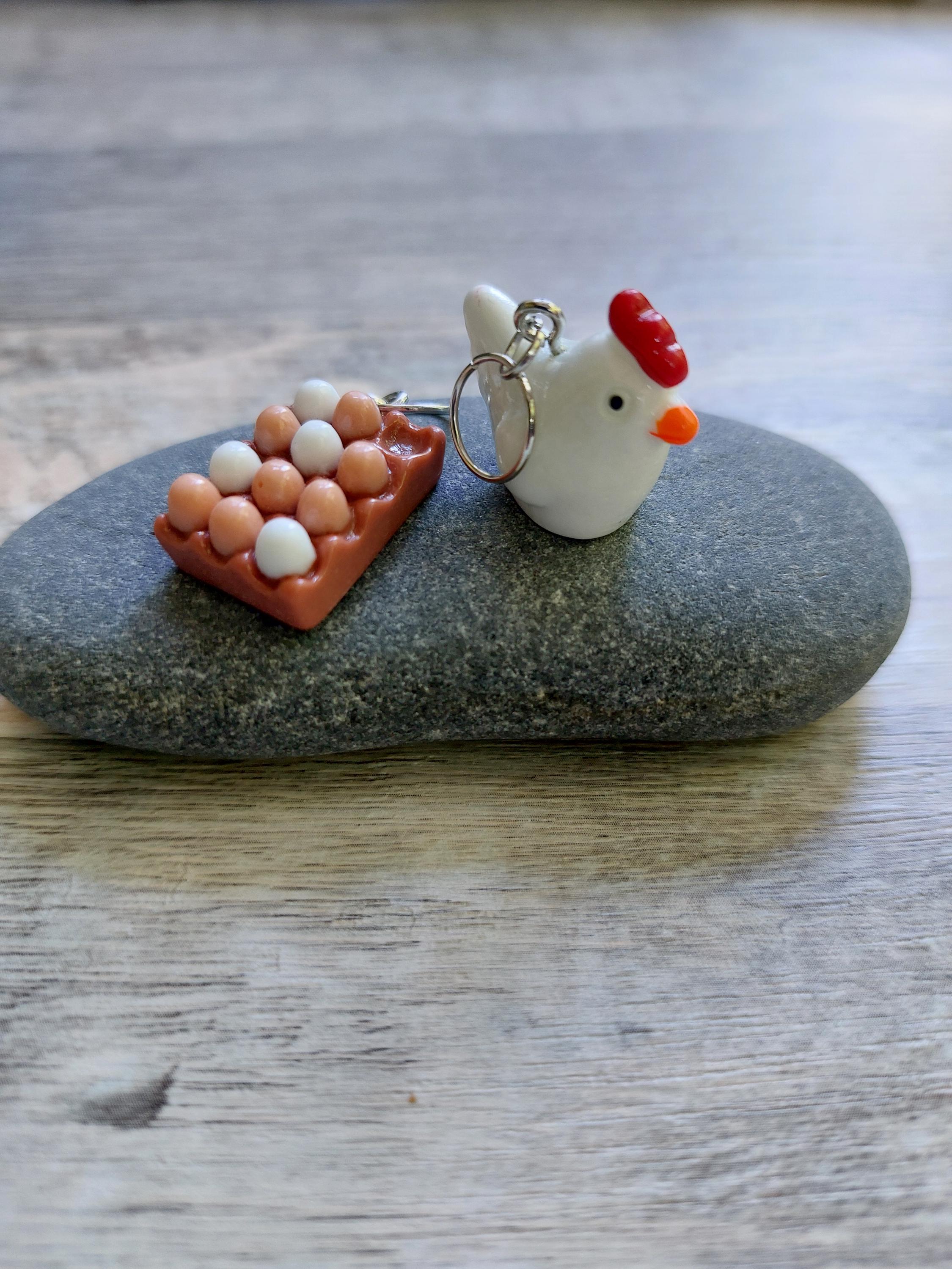 Clucky and Fresh Stitch Markers (Pair)