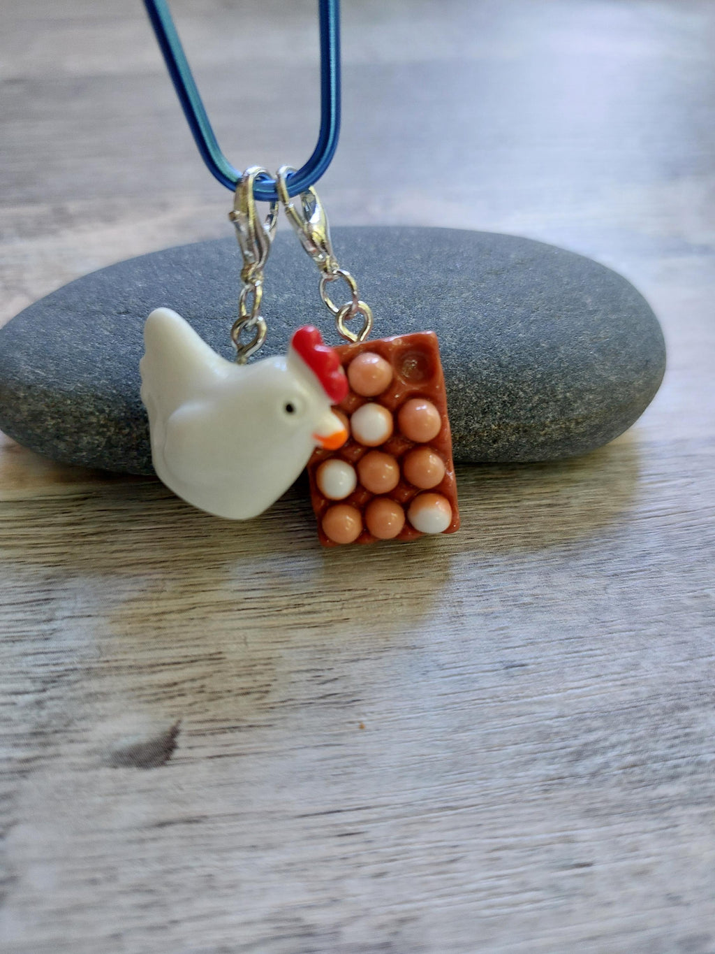 Clucky and Fresh Stitch Markers (Pair)