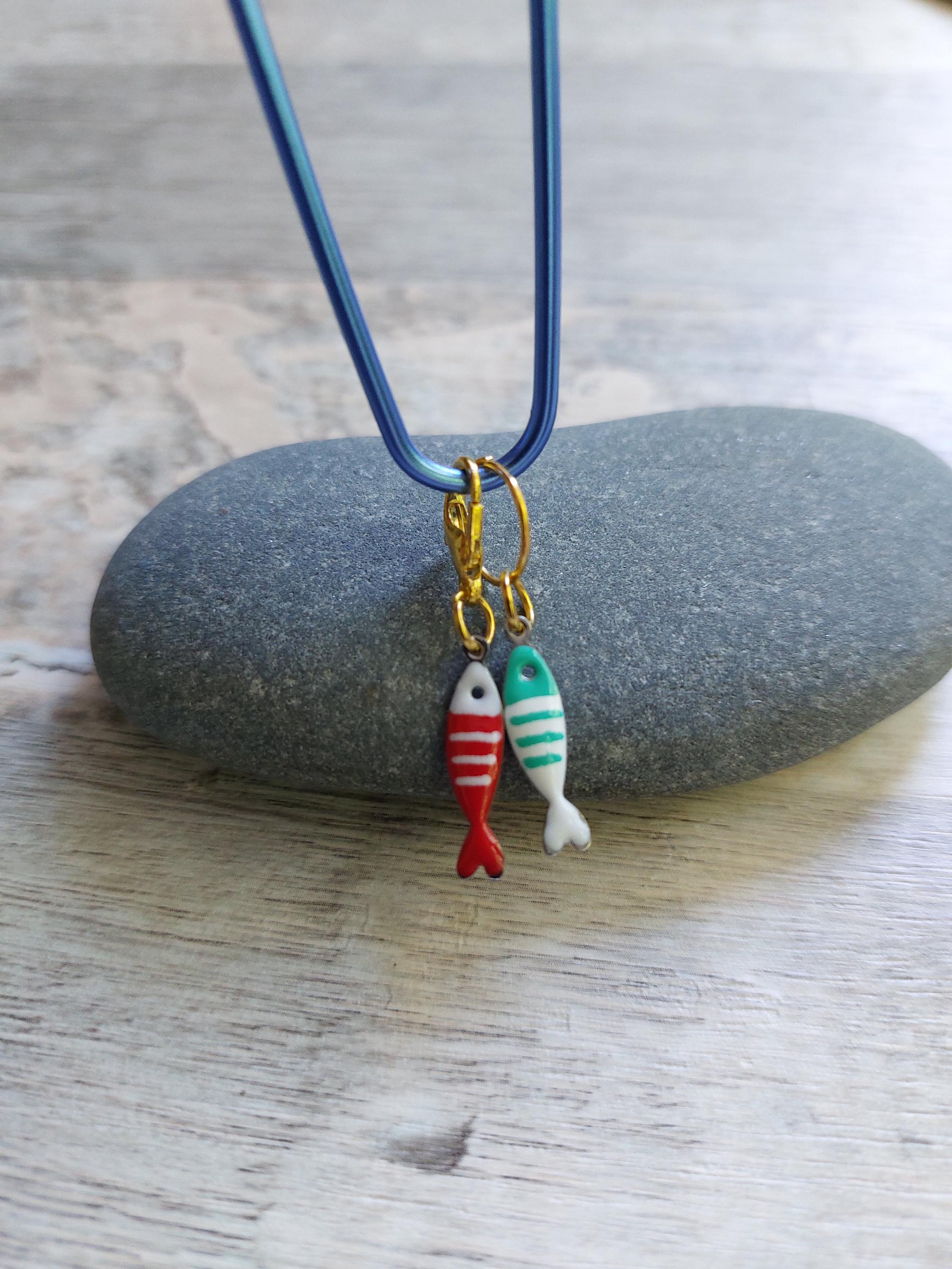 6 Sardine Stitch Markers