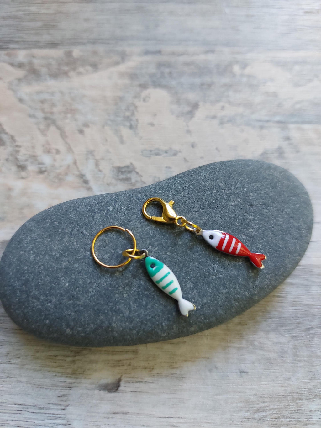 6 Sardine Stitch Markers