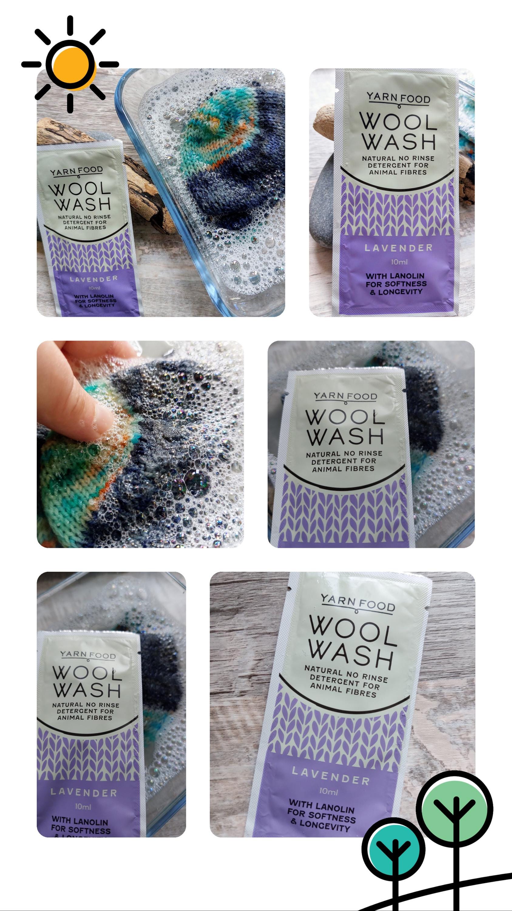 Lavender Wool Wash Sachet