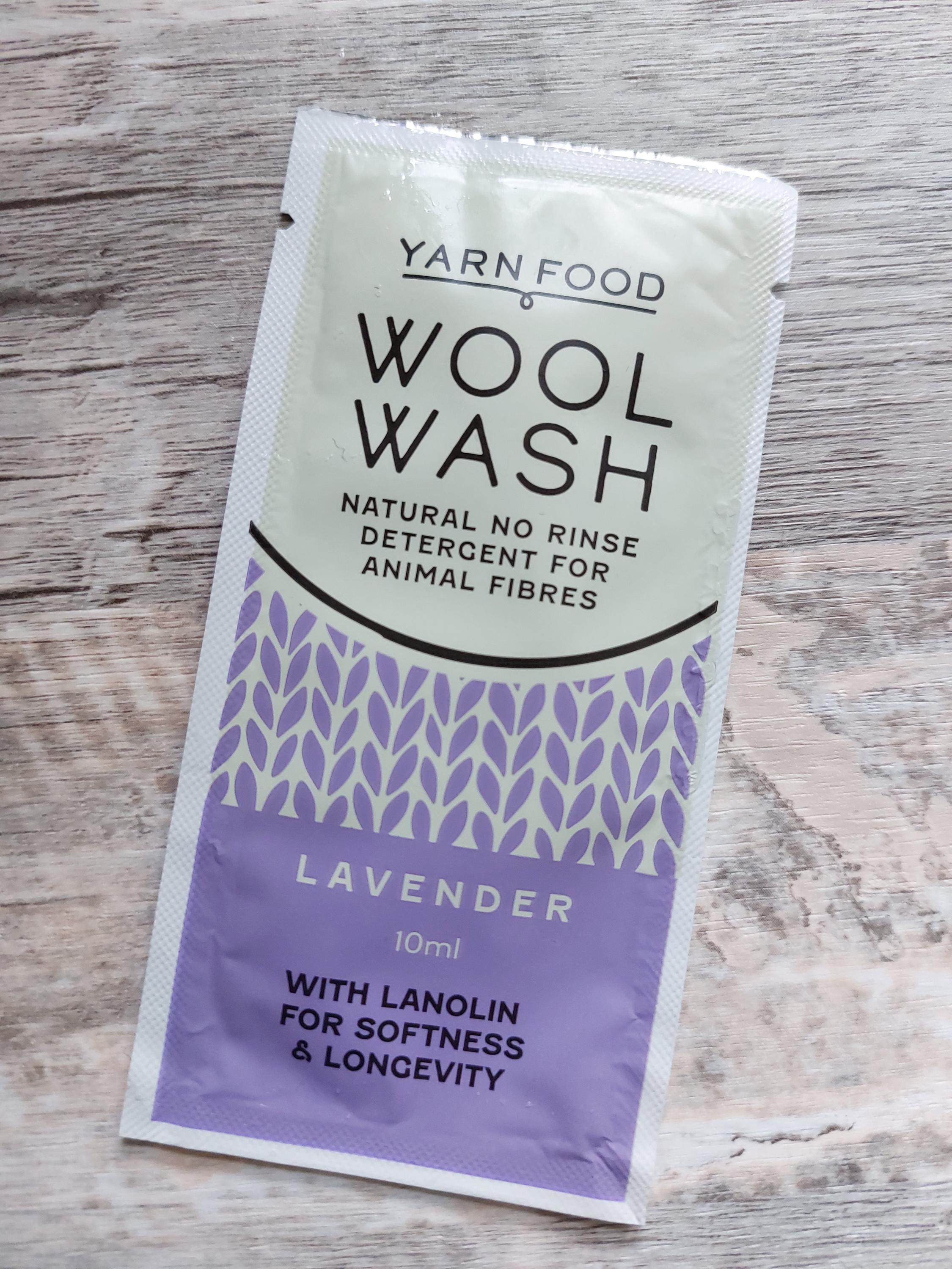 Lavender Wool Wash Sachet