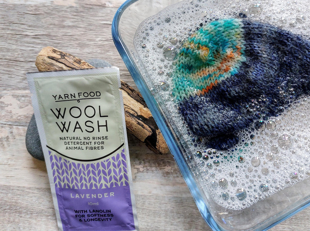Lavender Wool Wash Sachet