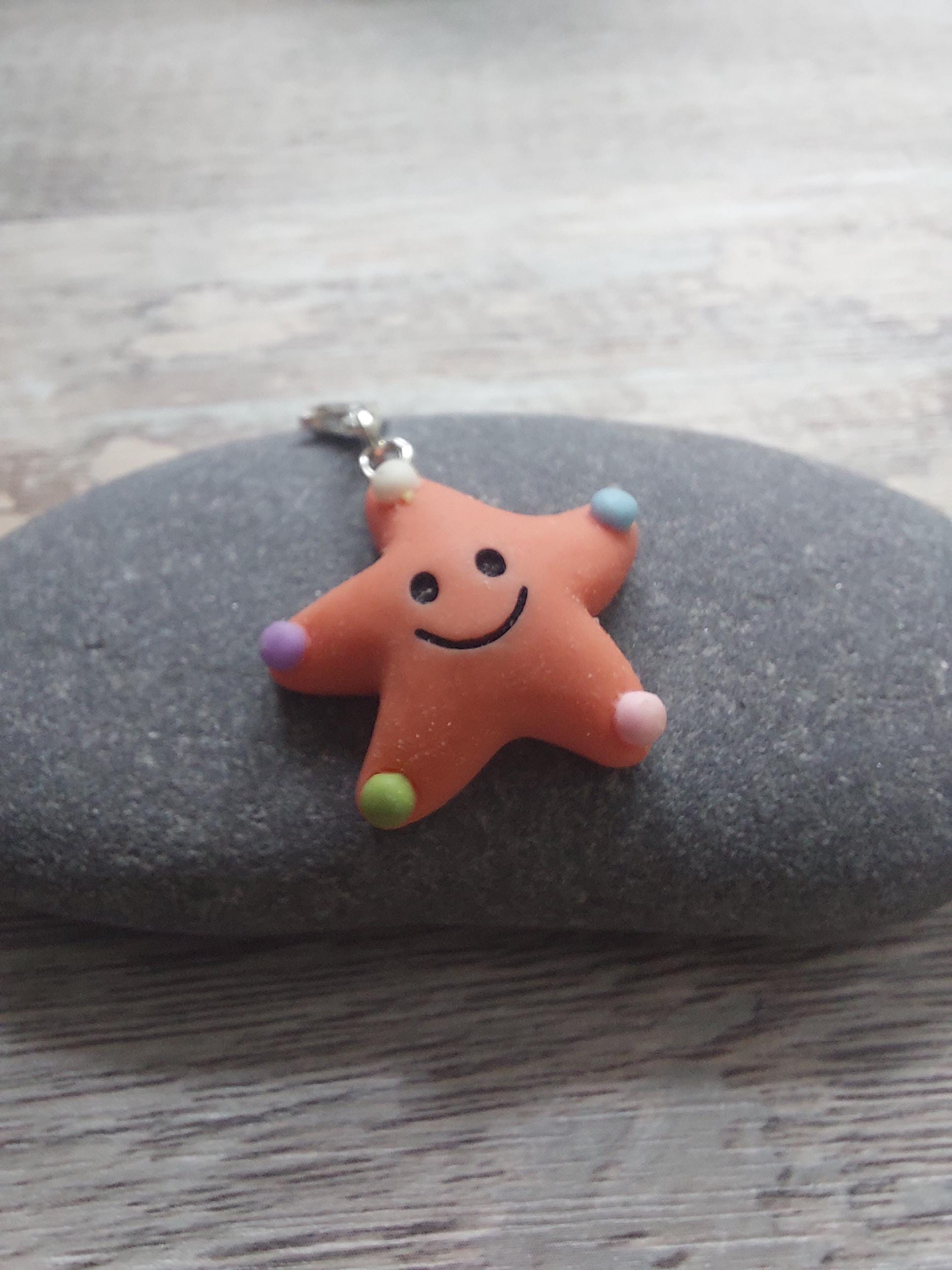 Happy Starfish Stitch Marker