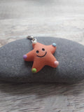 Happy Starfish Stitch Marker for Knitting & Crochet | Coastal Ocean Project Keeper | Cute Beachy Yarn Lover Gift