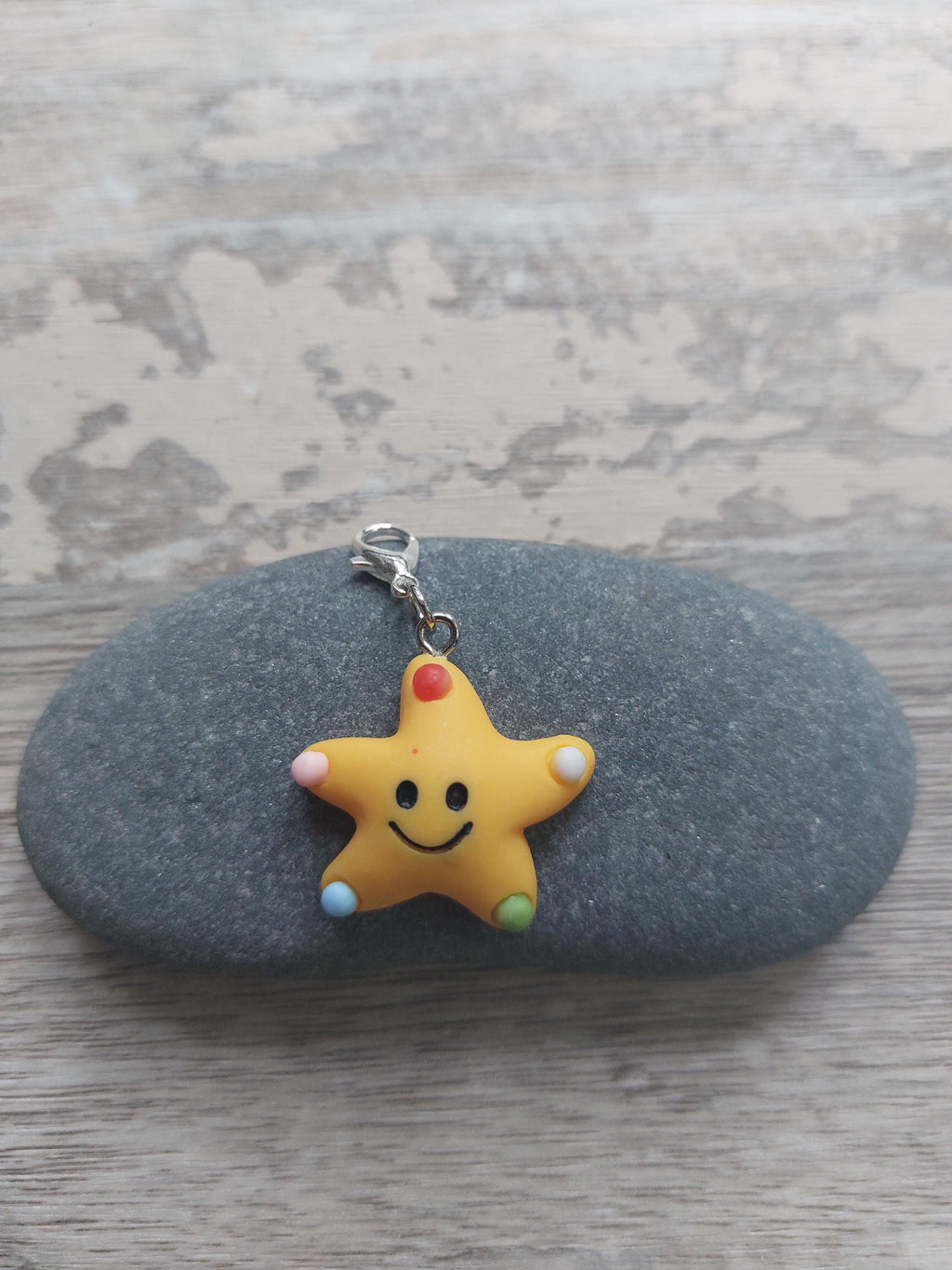Happy Starfish Stitch Marker