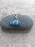 Blue Clownfish Stitch Marker for Knitting & Crochet | Coastal Ocean Project Keeper | Cute Beachy Yarn Lover Gift