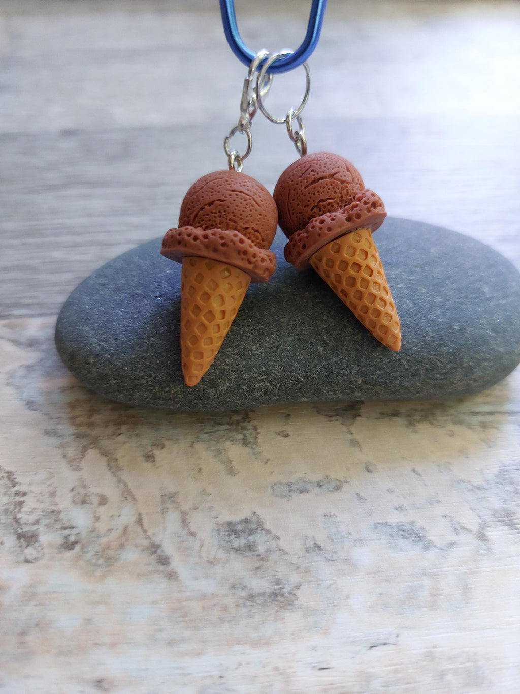 Summer Chocolate Ice Cream Stitch Marker