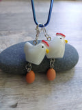 Clucky Hen & Dangly Egg Stitch Marker