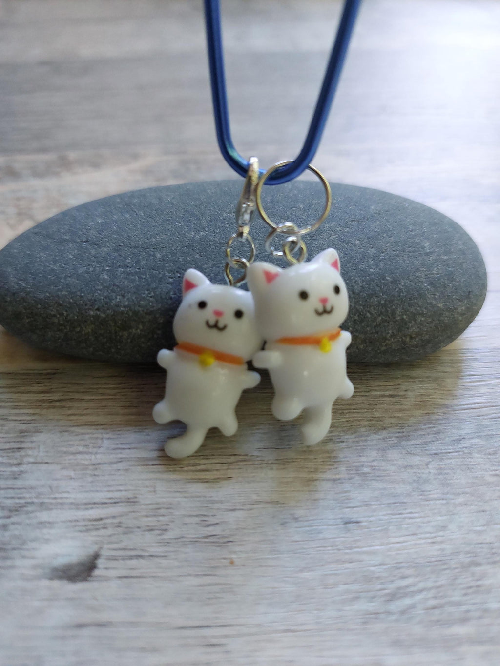 Chinese Good Luck Cat Stitch Marker