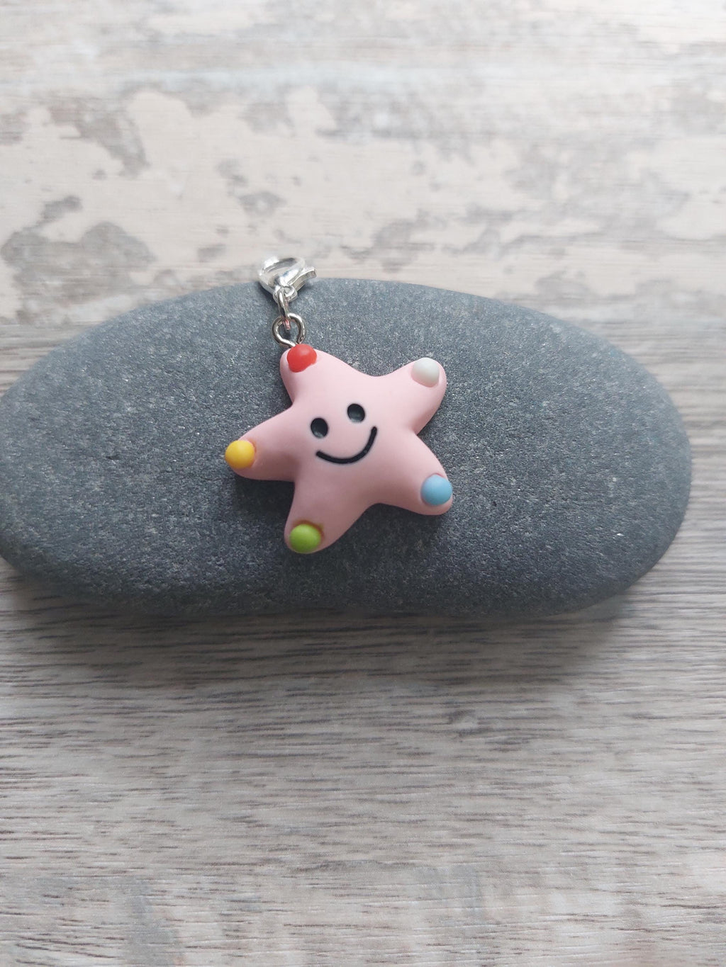 Happy Starfish Stitch Marker
