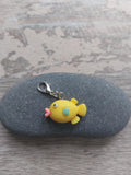 Yellow Puffer Fish Stitch Marker