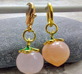 The Famous Peach Glass Stitch Marker