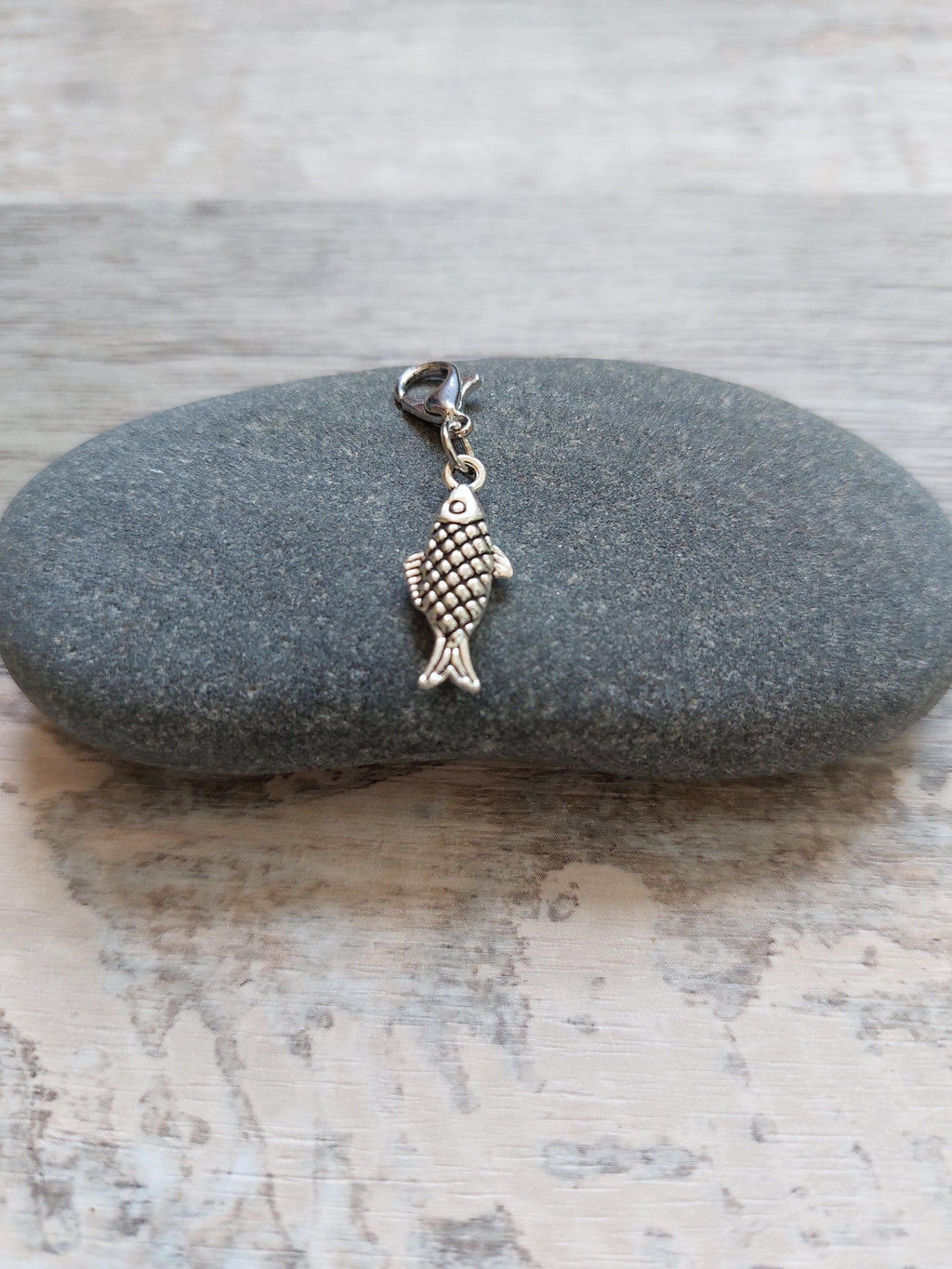 Summer Sardine Fish Stitch Marker for Knitting & Crochet | Cute Ocean Project Keeper | Yarn Accessories