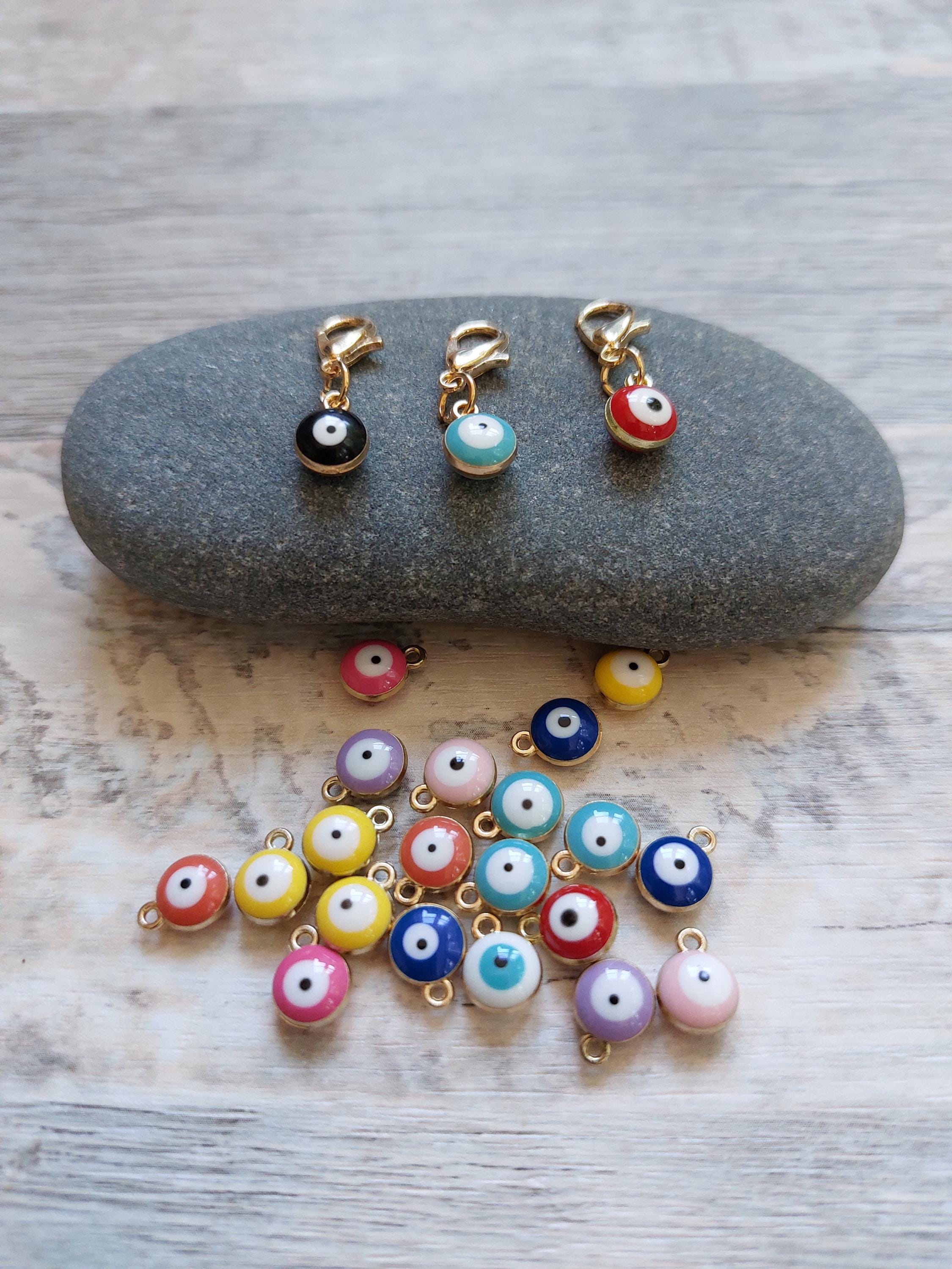 Evil Eye Bead Stitch Markers