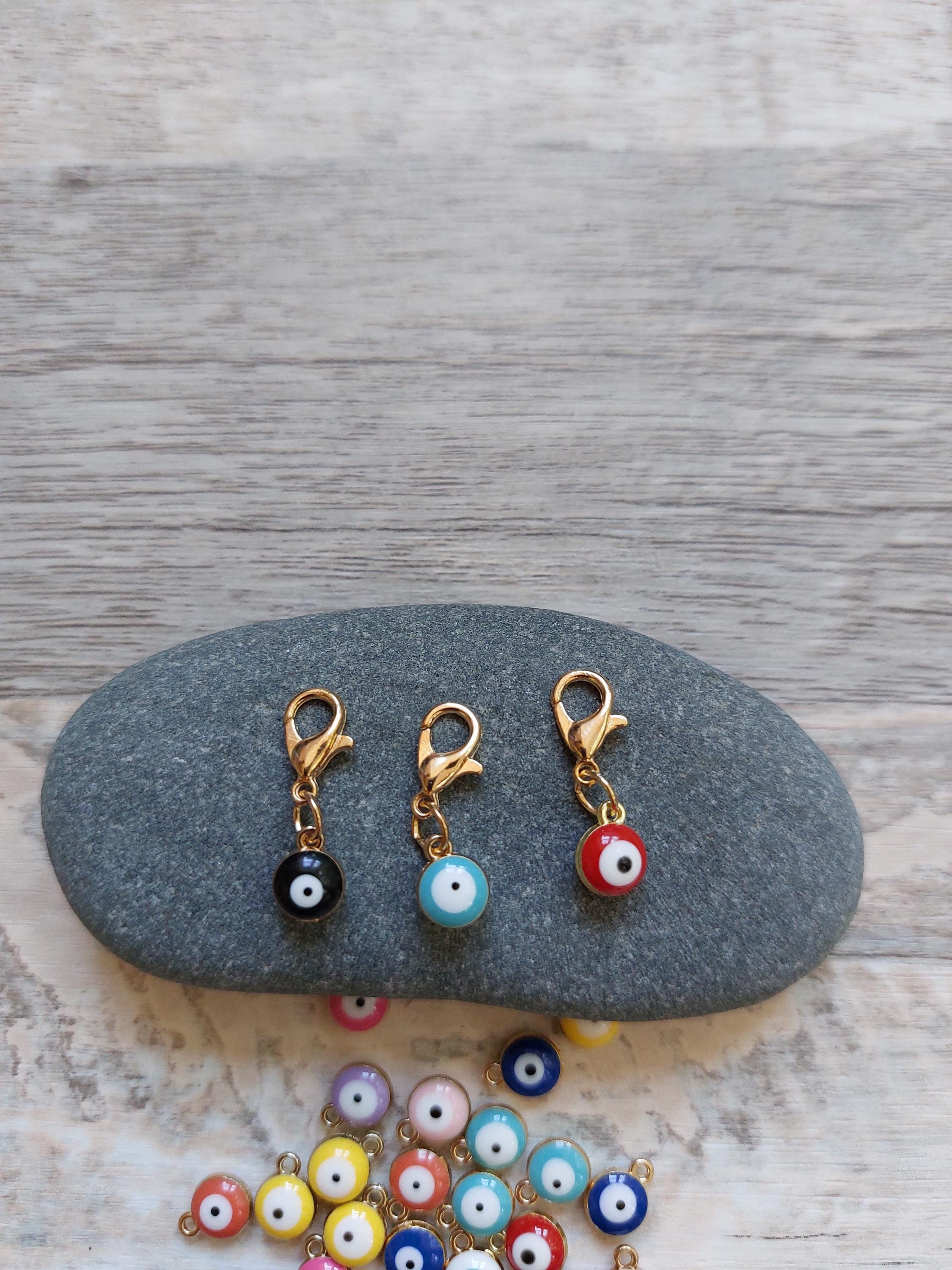 Evil Eye Bead Stitch Markers