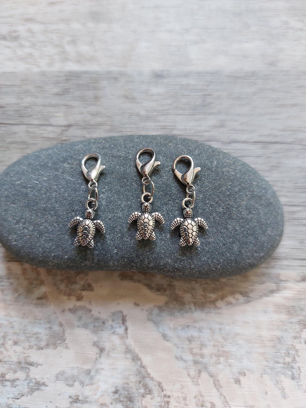 Collection of 3 Turtle Stitch Markers