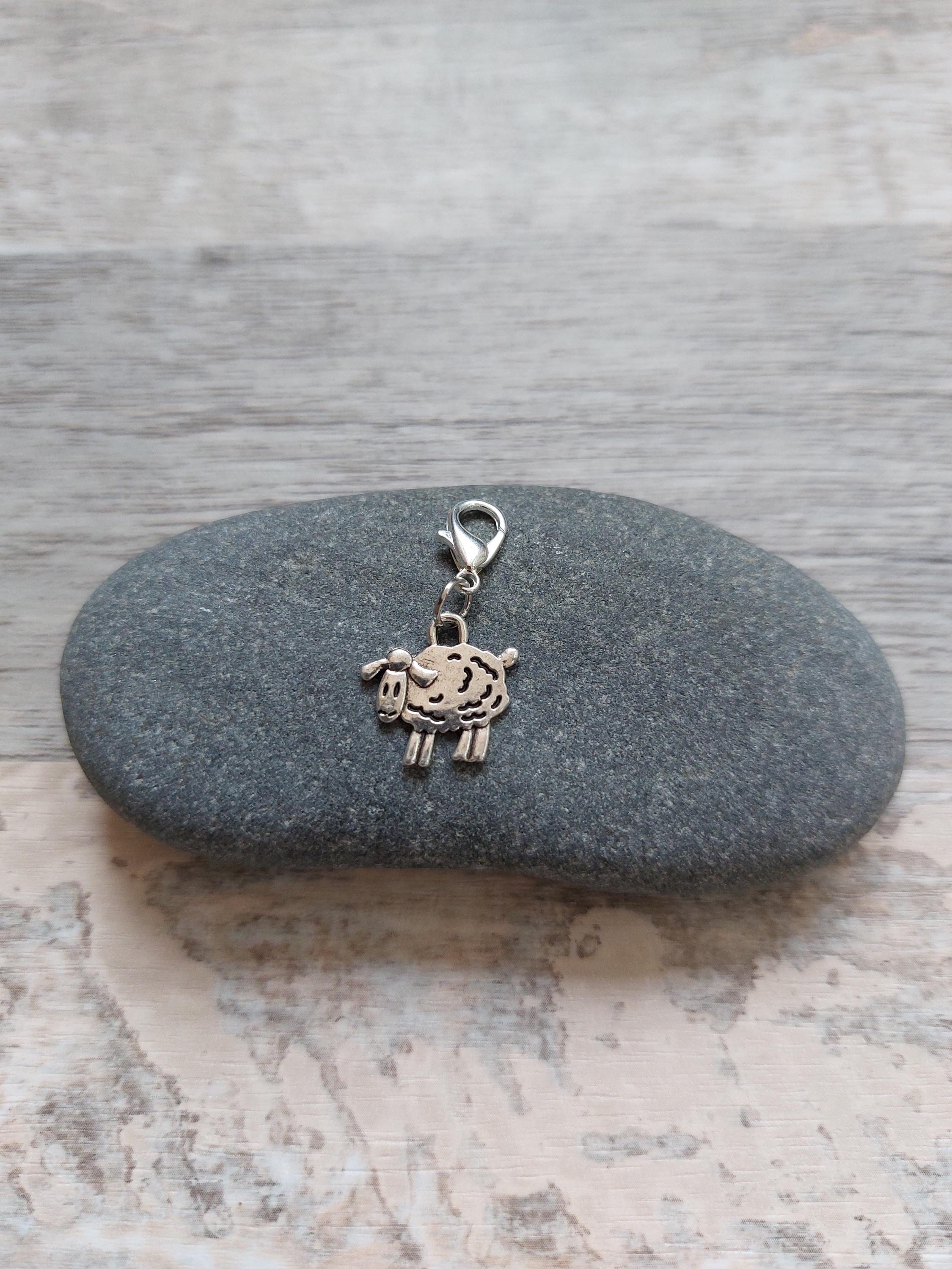 Cheeky Welsh Sheep Stitch Marker for Knitting & Crochet | Fun Project Keeper | Yarn Accessories