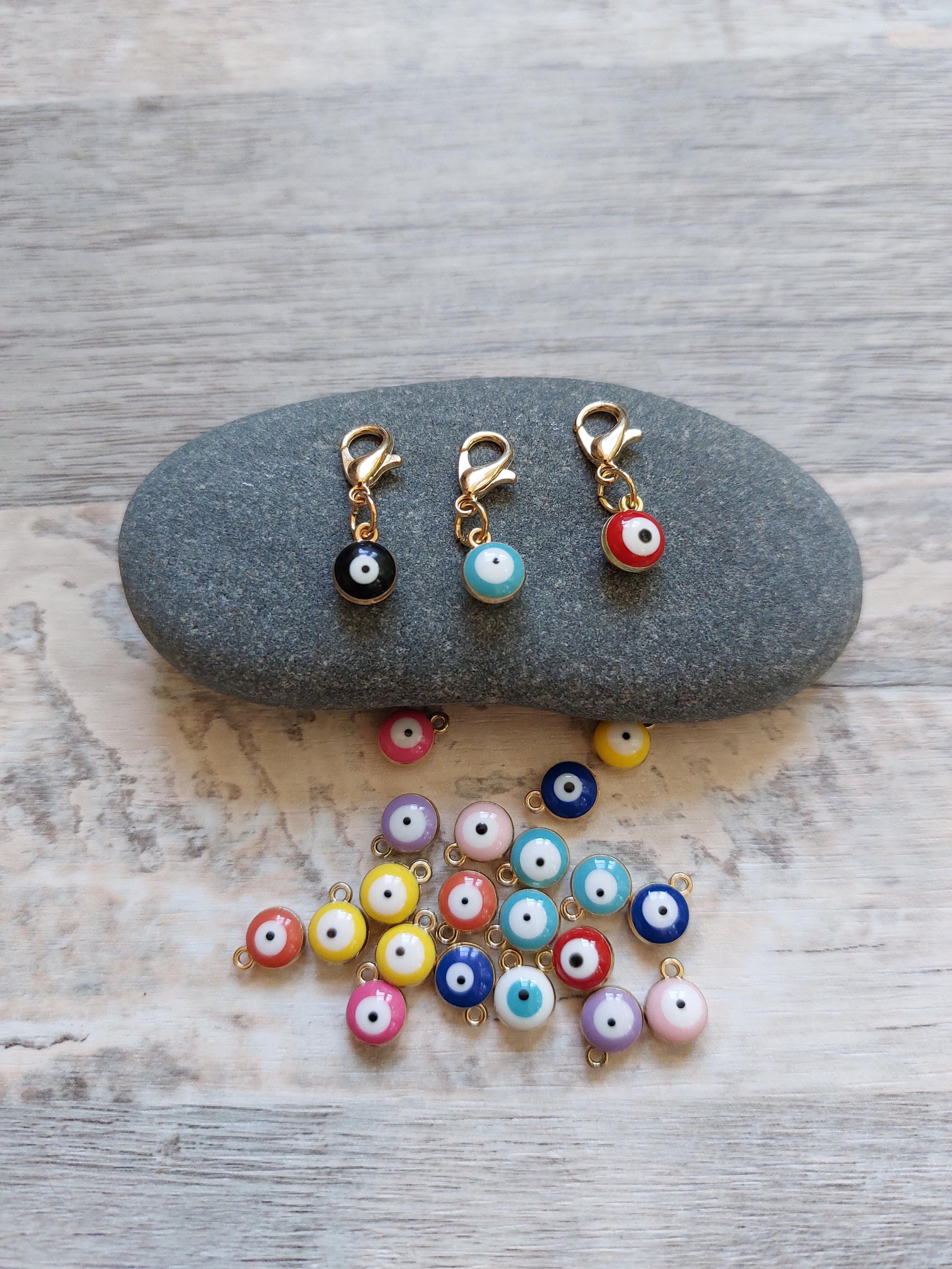 Evil Eye Bead Stitch Markers