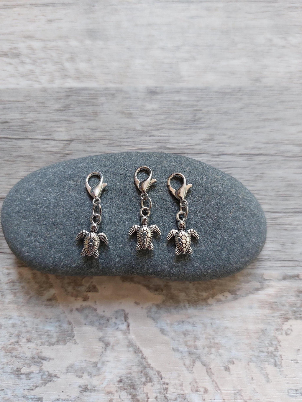 Collection of 3 Turtle Stitch Markers