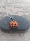 Happy Pumpkin Halloween Stitch Marker for Knitting & Crochet | Cute Ghosts, Pumpkins  or Black Cats | Spooky Autumn Yarn Lover Gift