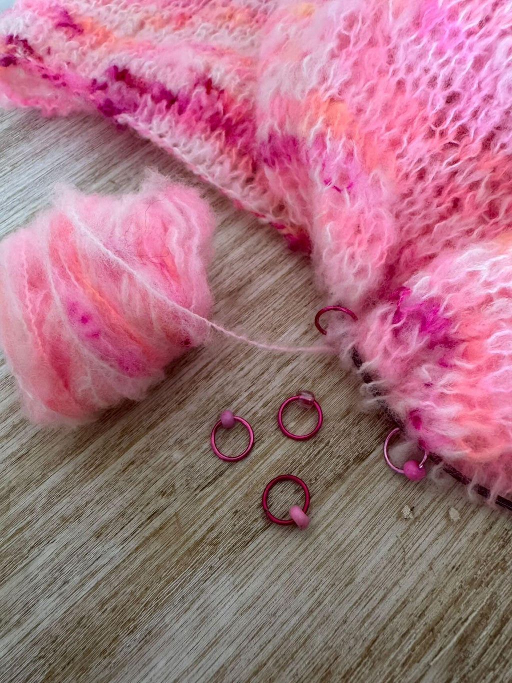 Collection of Custom Ring Ding Stitch Markers