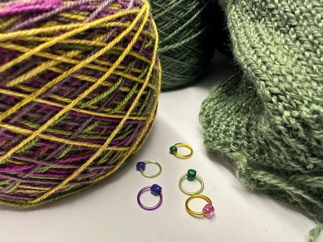 Collection of Custom Ring Ding Stitch Markers
