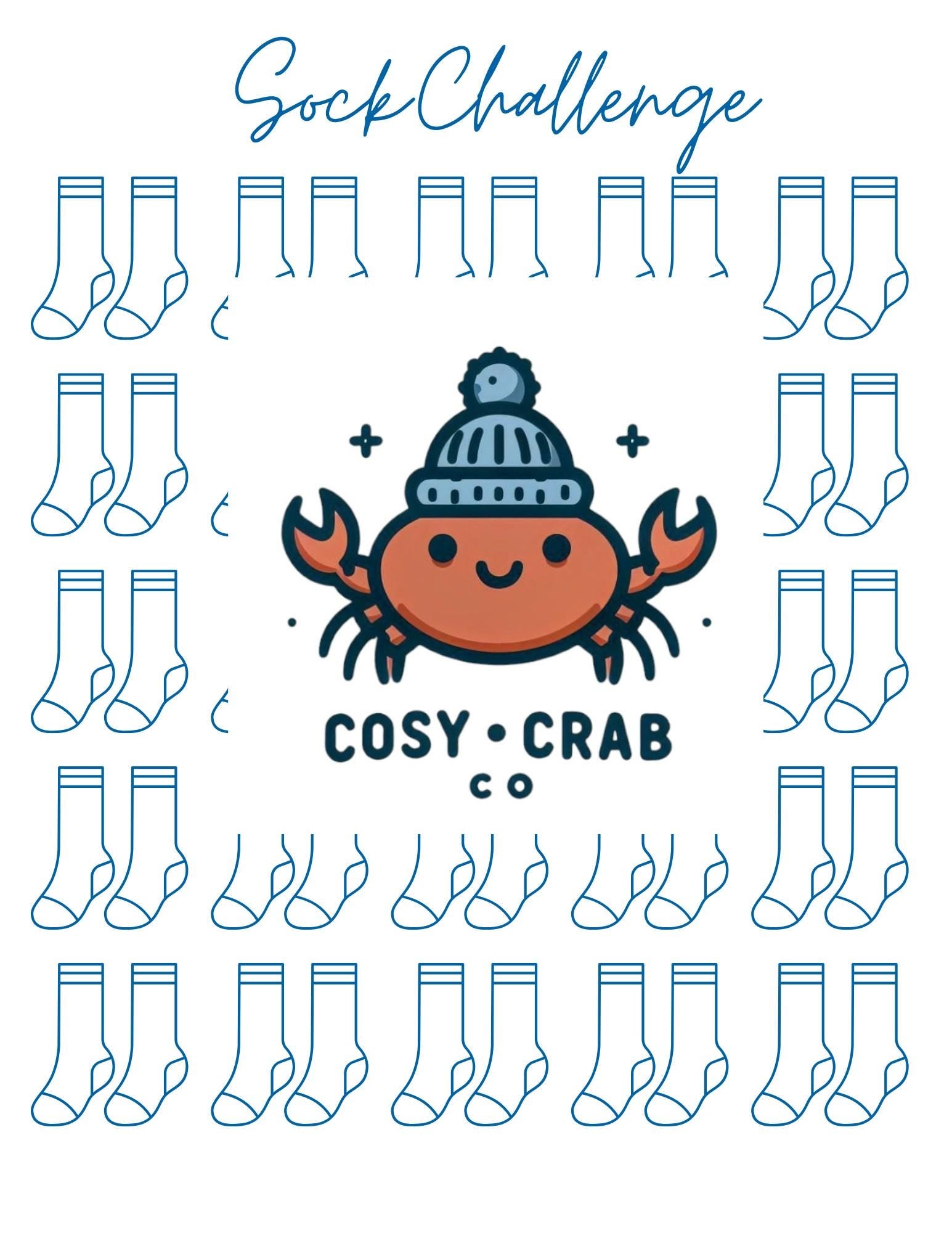 Printable Sock Knitting / Crochet Tracker | Digital Download |