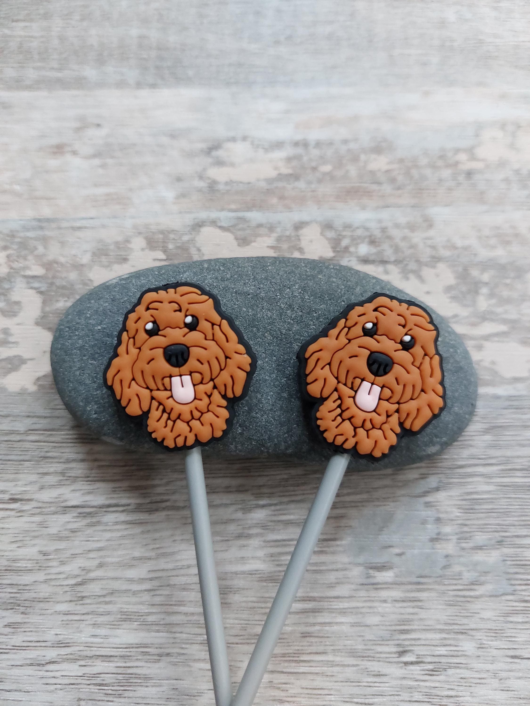 Pair of Labradoodle Stitch Stoppers