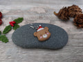 Christmas Bear in a Santa Hat Stitch Marker for Knitting & Crochet | Cute Winter Project Keeper | Yarn Accessories