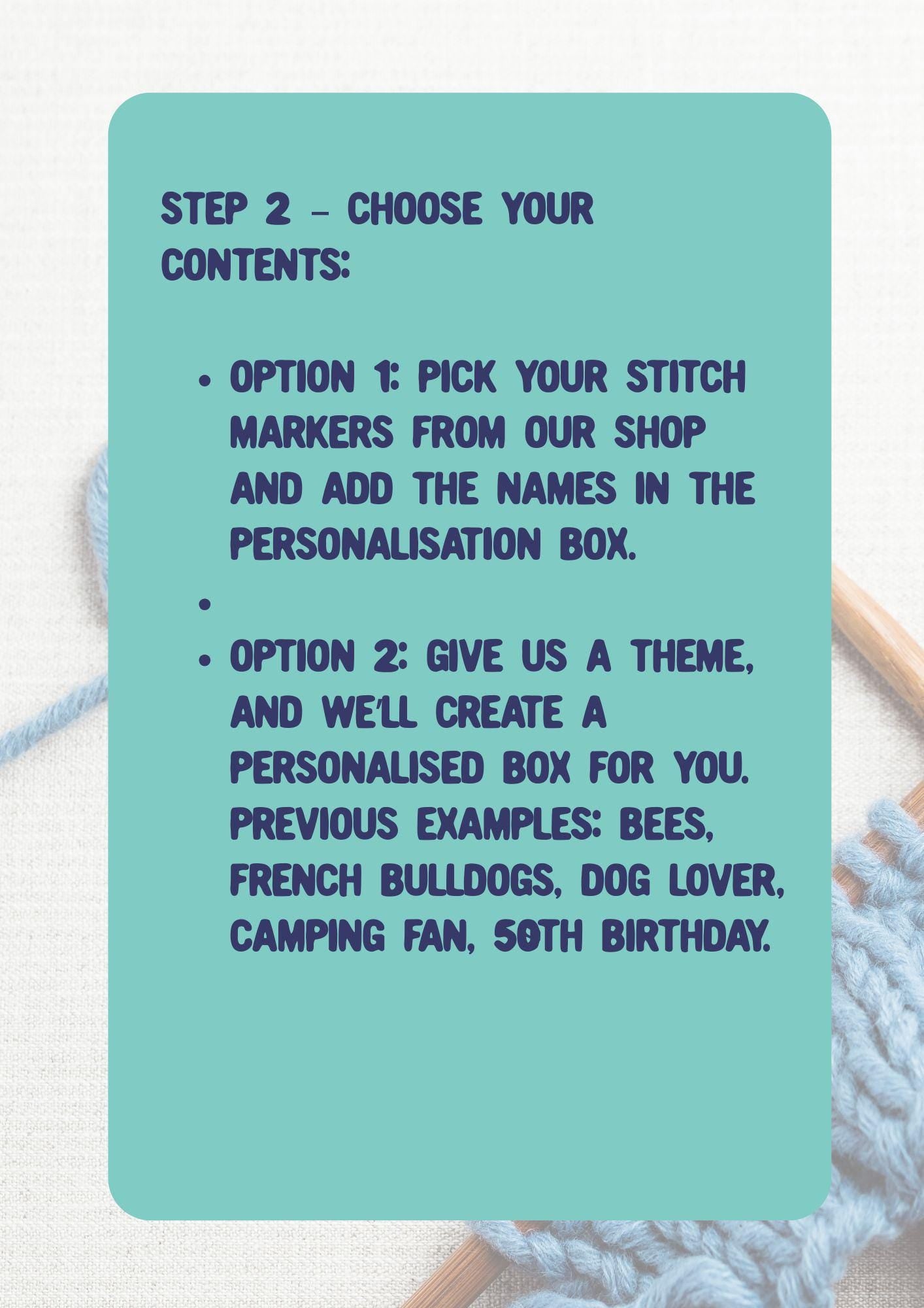 Custom Knitting or Crochet Gift Box – Build Your Own Box