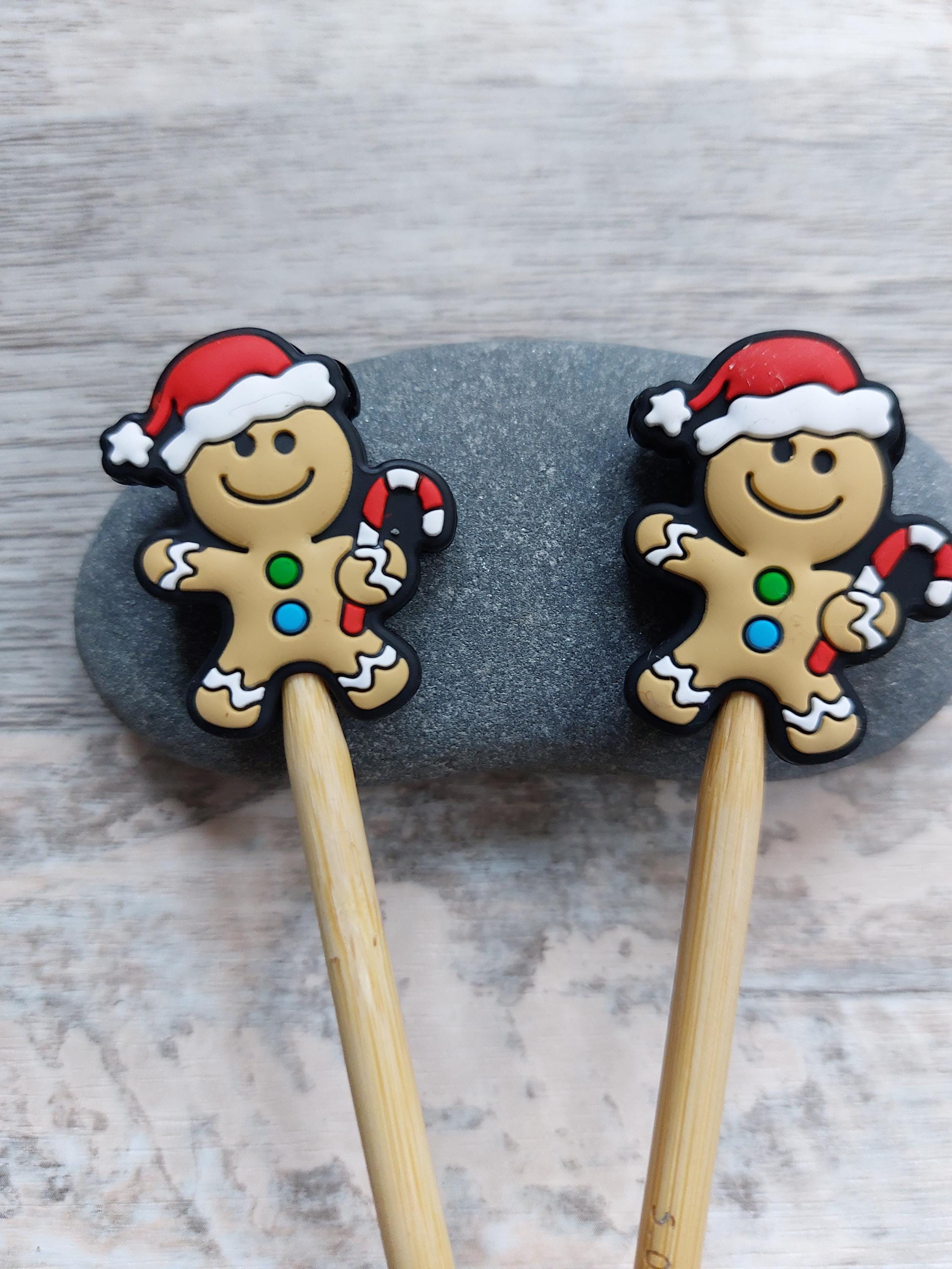 Santa Gingerbread Men Stitch Stoppers