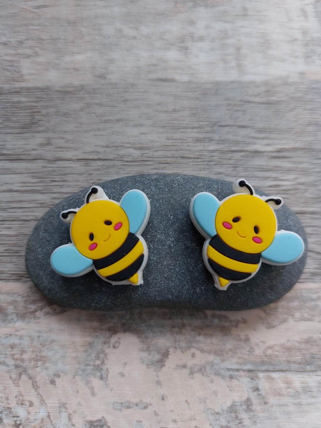 Bumble Bee Stitch Stoppers – Cute Needle Protectors – Silicone – Knitting Notions – Yarn Accessories – Point Protectors