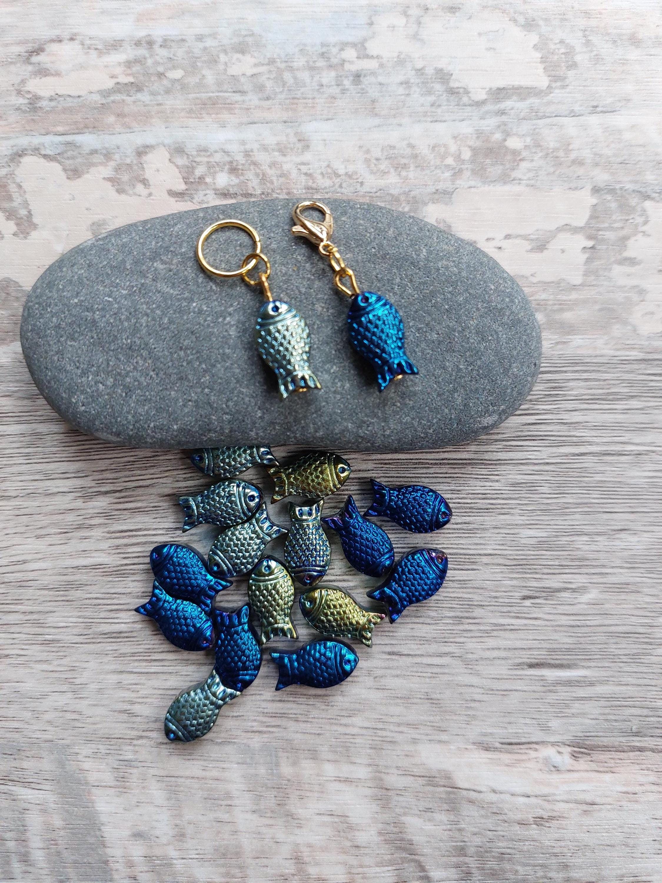 Tiny Fish Stitch Marker