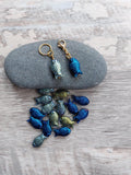 Tiny Fish Stitch Marker | Cute Knitting & Crochet Accessory | Blue, Green or Turquoise Yarn Project Keeper