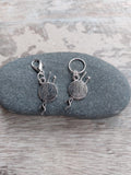 Knitting Ball and Needles Stitch Marker