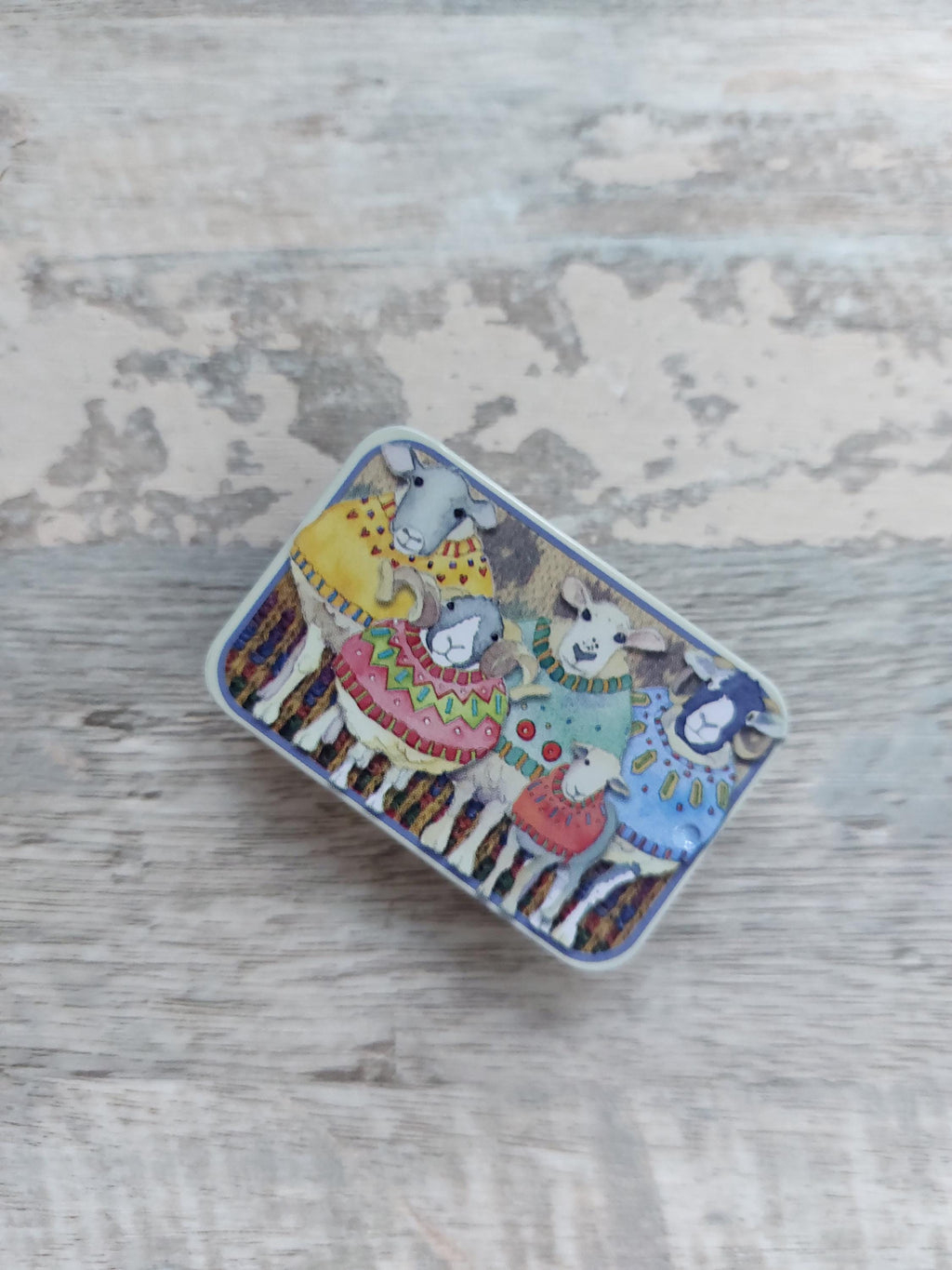 Sheep in Jumpers Pocket Tin by Emma Ball