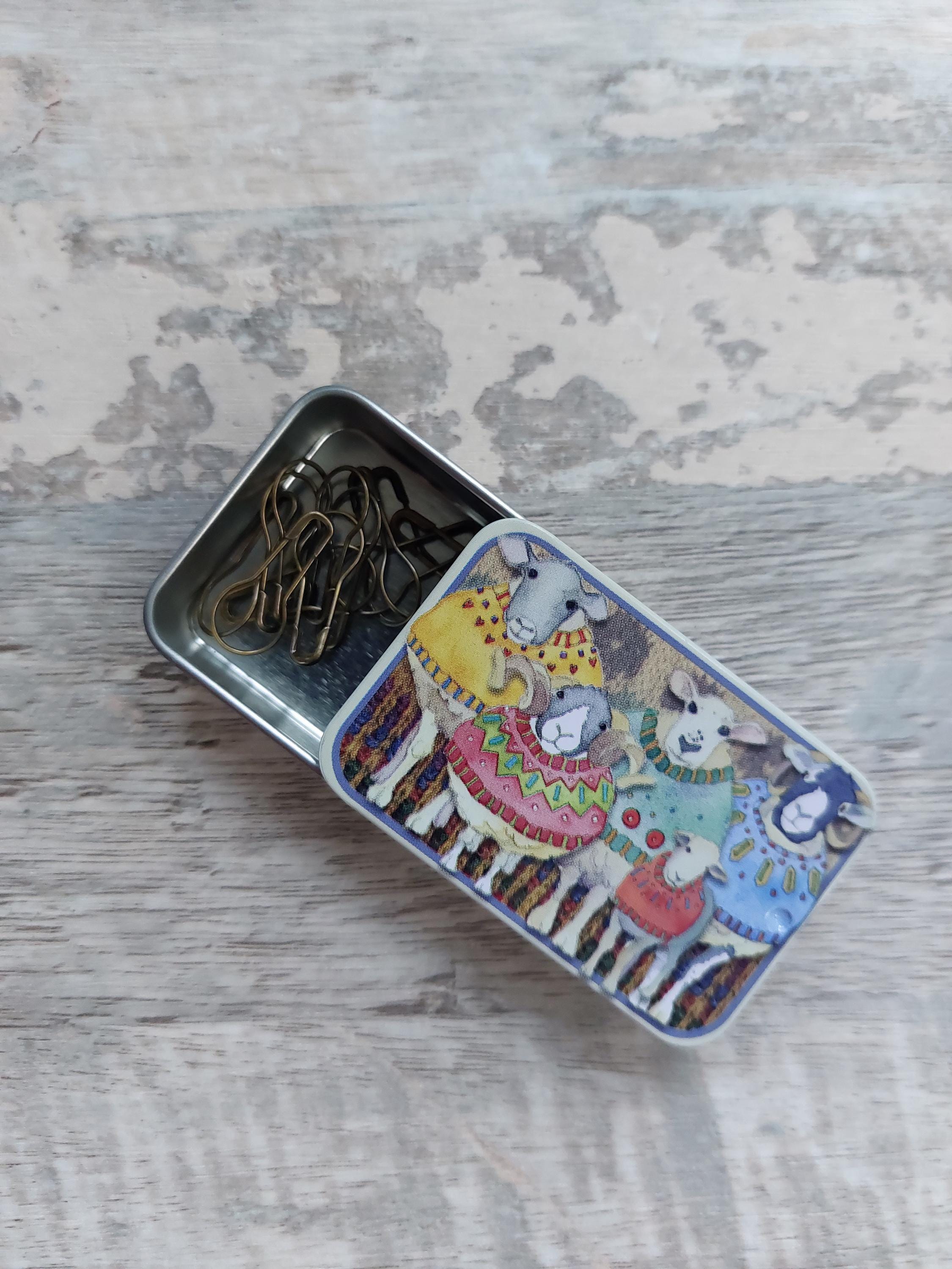 Sheep in Jumpers Pocket Tin by Emma Ball