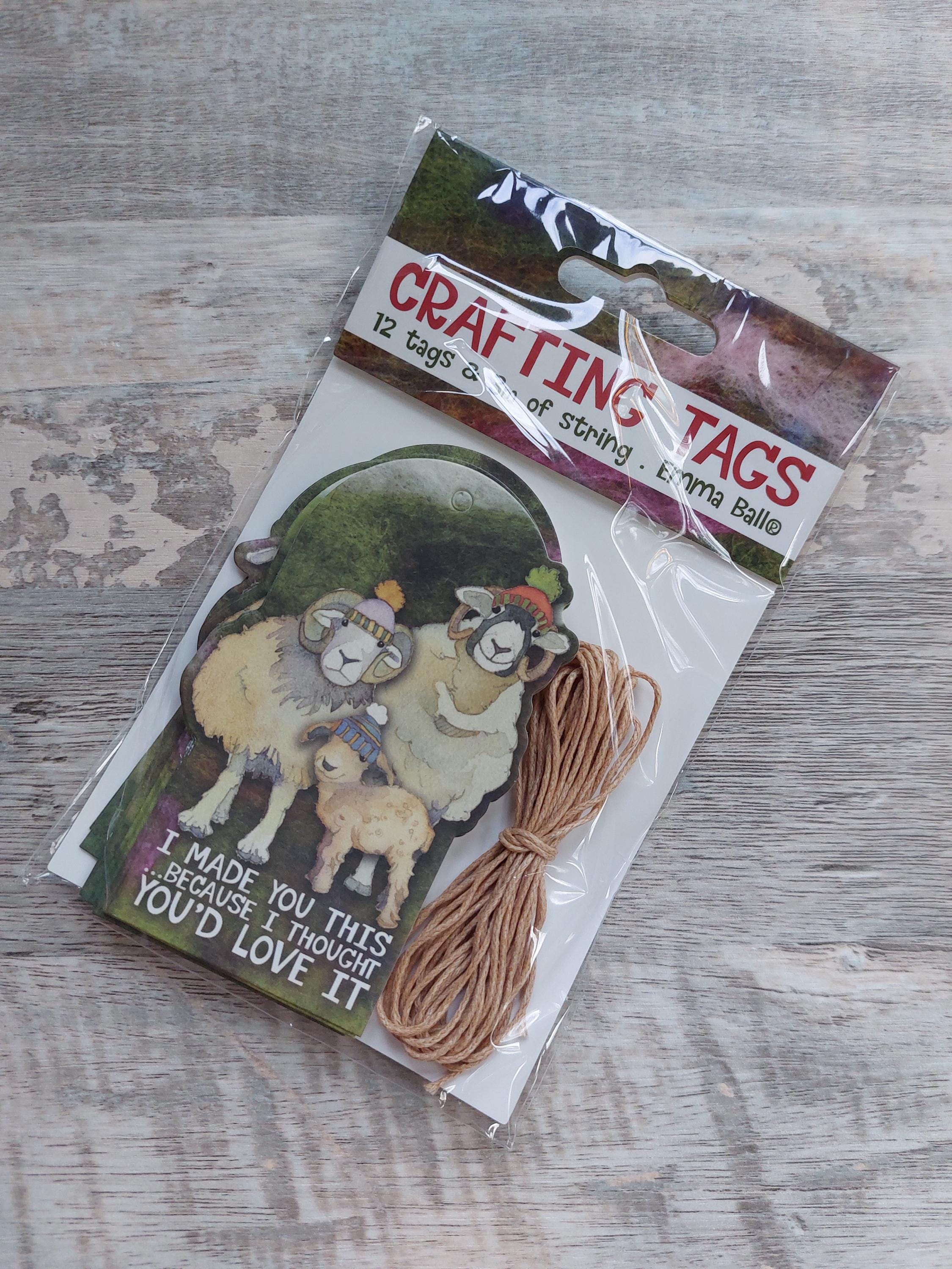 Happy Sheep Crafting Tags by Emma Ball